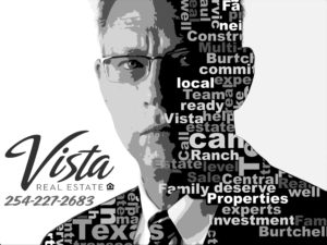 Paul Burtchell Vista Real Estate creative portrait with word cloud