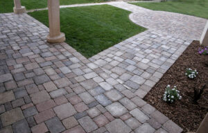 paved stone walkway