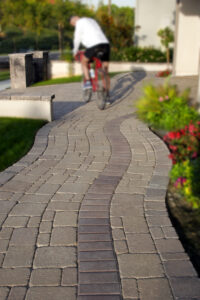 paved stone walkway