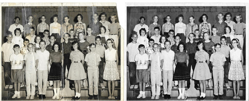 1950s class photo